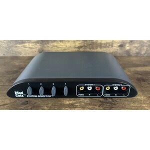 MAD CATZ 4-Way Universal Composite Video/Stereo Audio Game System Selector